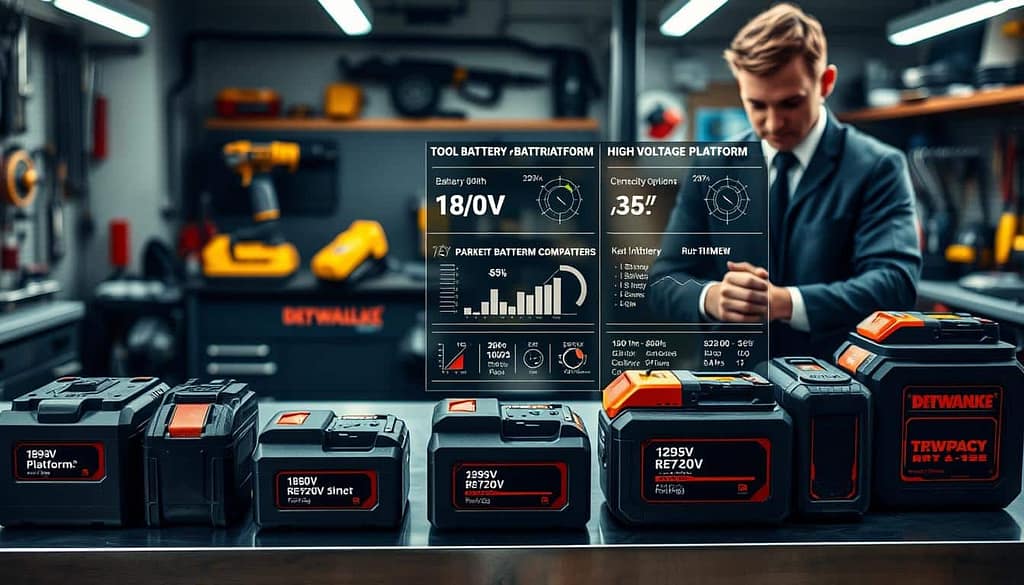 professional tool battery platform comparison
