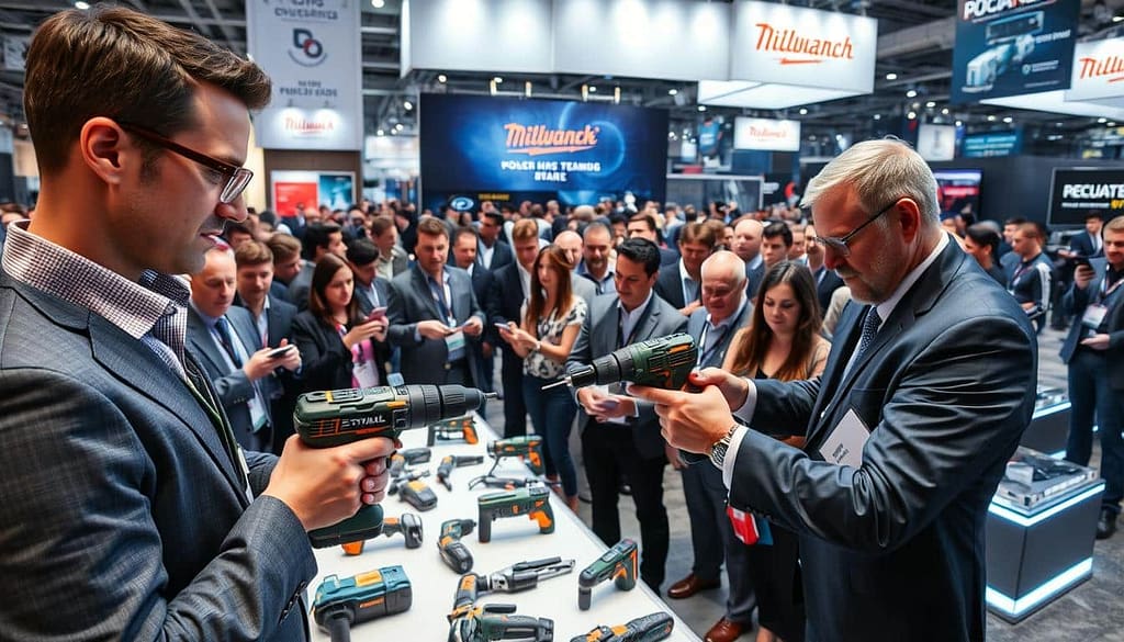 professional tool exhibits live demonstration