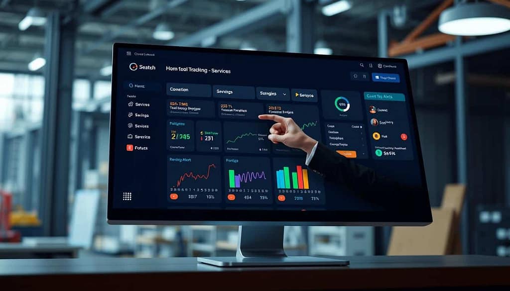 professional tool tracking dashboard